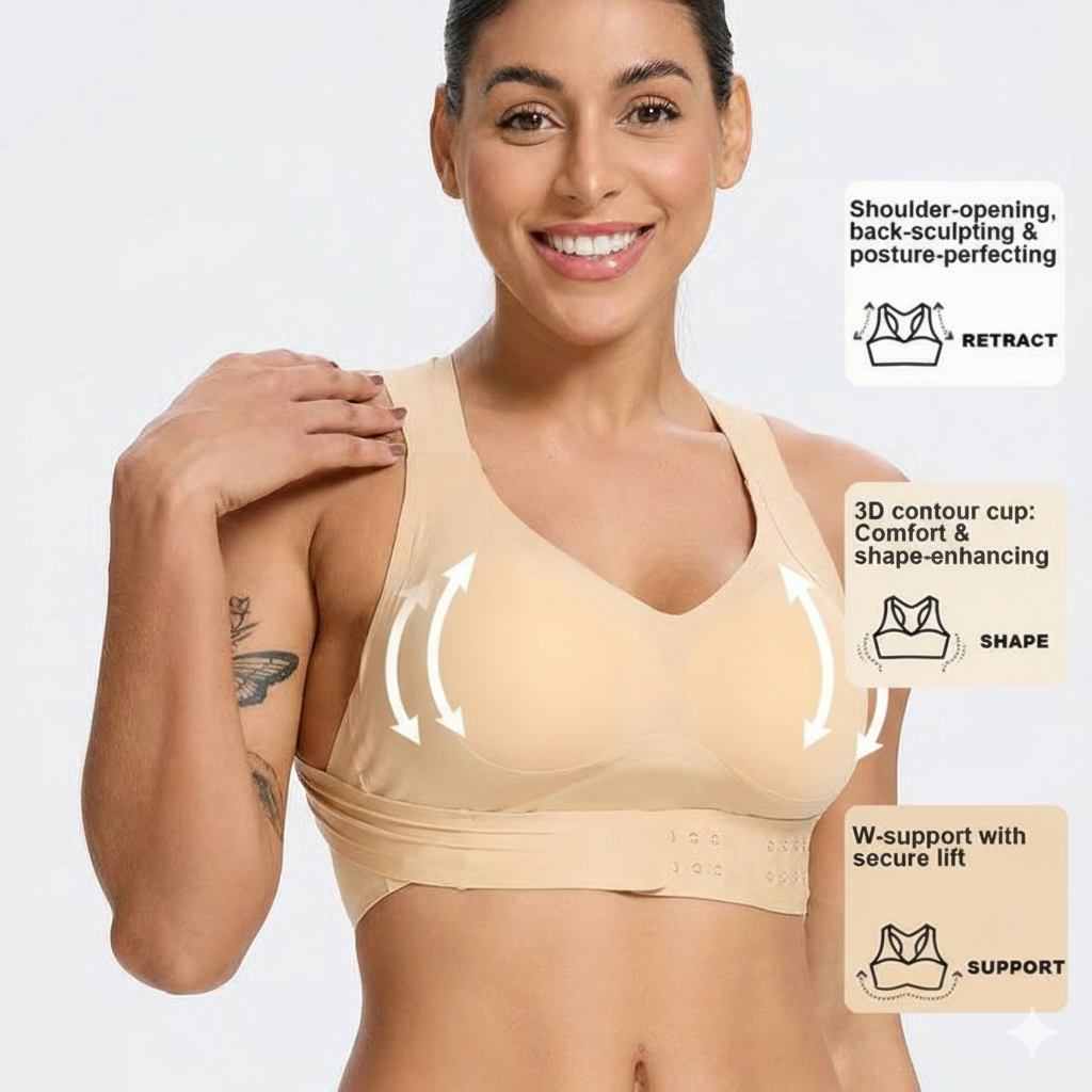 PostureFit™ Women’s Corrector Bra with 3D Comfort