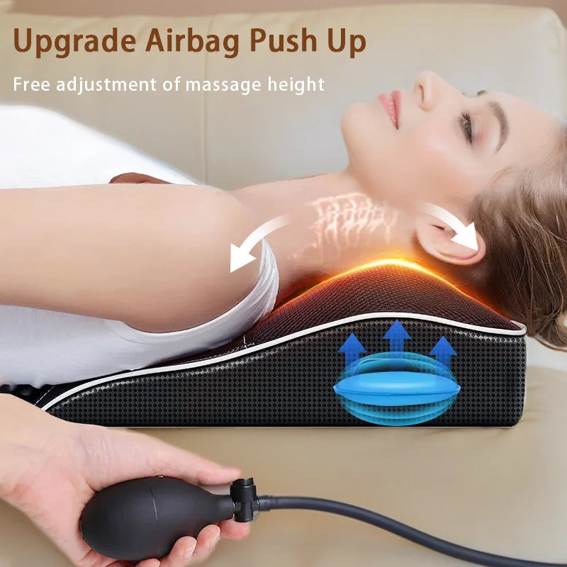 ShiatsuEase™ Electric Neck & Back Massager – Deep Tissue Pain Relief & Muscle Relaxation