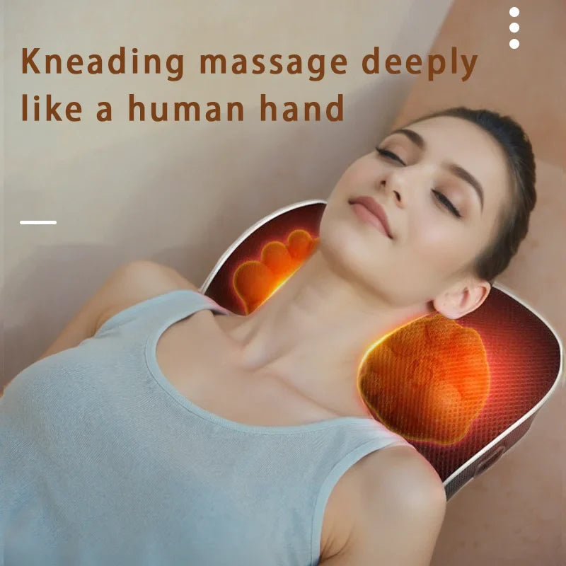 ShiatsuEase™ Electric Neck & Back Massager – Deep Tissue Pain Relief & Muscle Relaxation