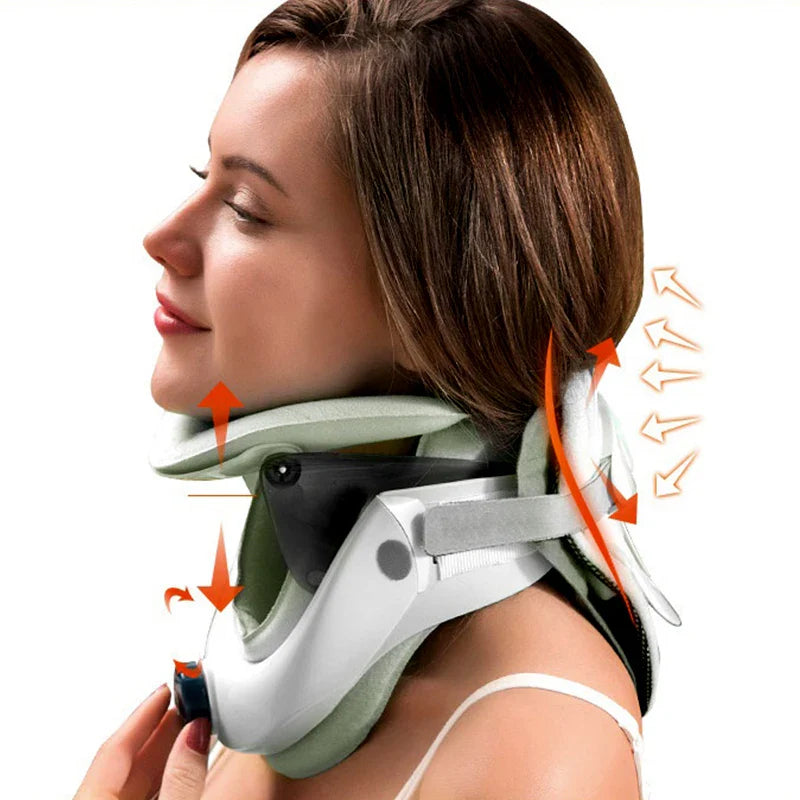CerviAlign™ Adjustable Neck Stretcher Collar – Cervical Traction Device for Pain Relief & Support