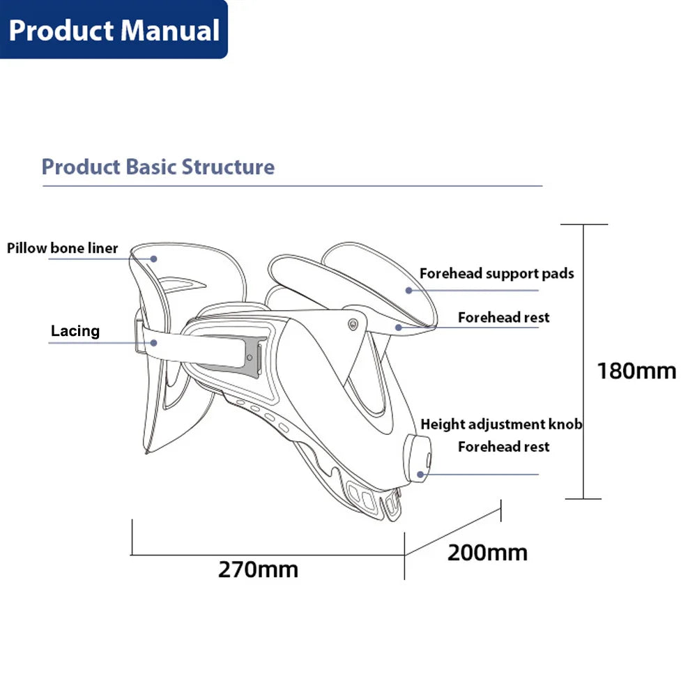 CerviAlign™ Adjustable Neck Stretcher Collar – Cervical Traction Device for Pain Relief & Support