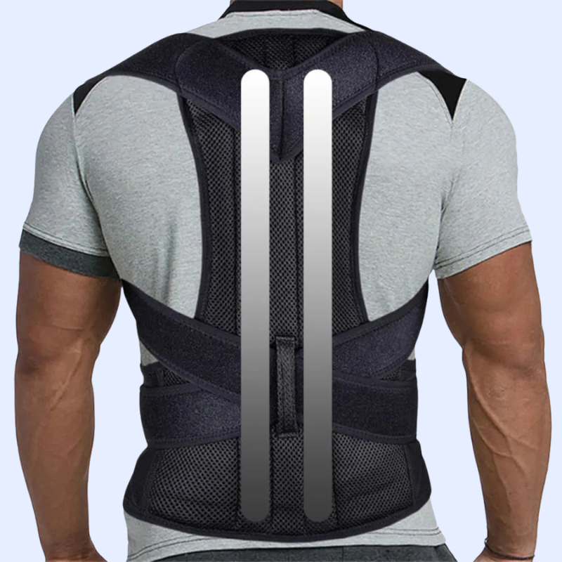 PostureMax™ Adjustable Support Brace – Spine Alignment & Comfort