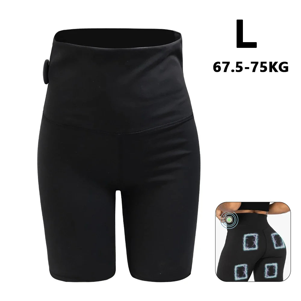 ToneFlex™ EMS Yoga Shorts – Muscle Toning & Pain Relief Wearable Fitness Gear