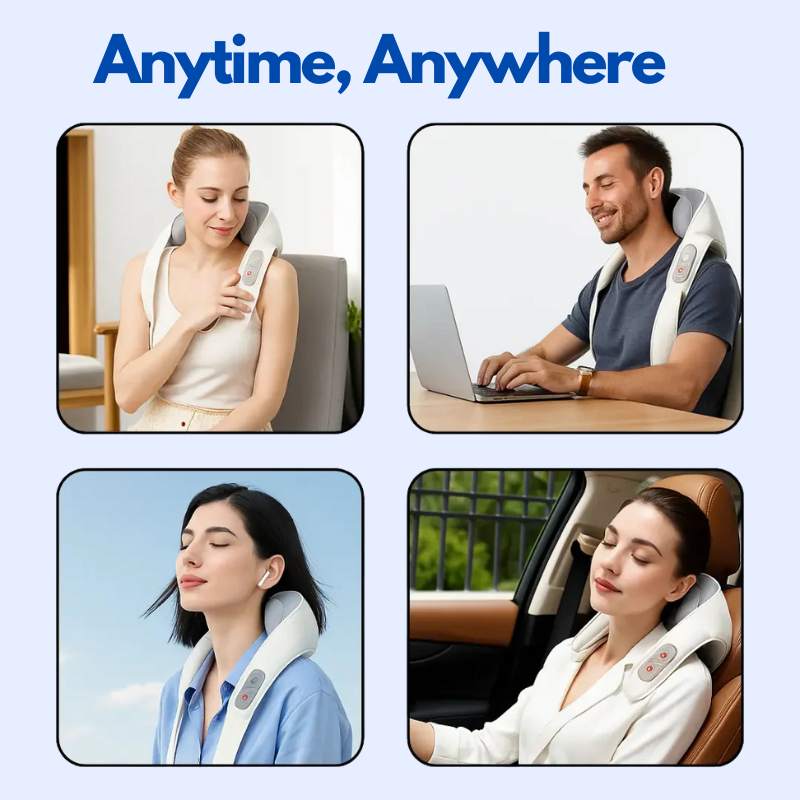MassagePro™ Neck & Shoulder Massager – Pain Relief & Muscle Relaxation