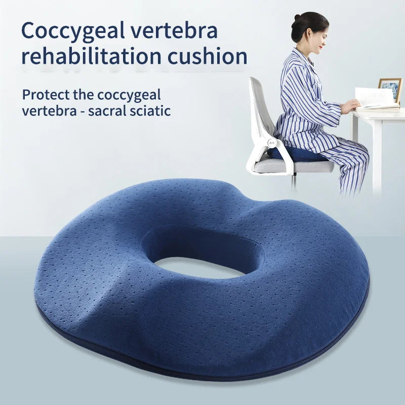 ComfortRing™ Orthopedic Donut Pillow – Tailbone & Coccyx Support Cushion for Pain Relief