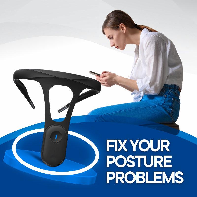PostureSense™ Smart Posture Corrector Device – Adjustable Back Support & Alignment Trainer