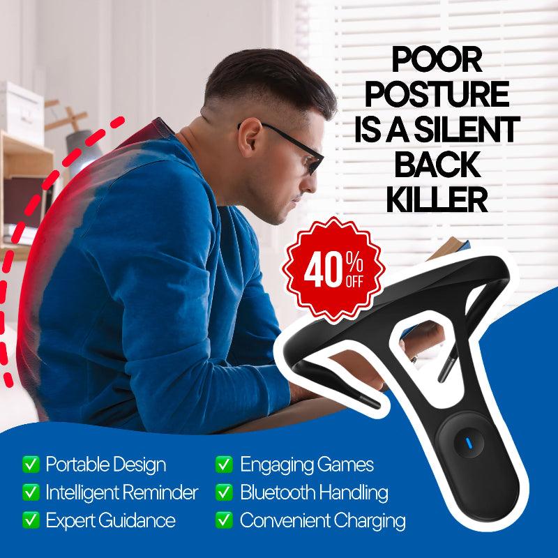 PostureSense™ Smart Posture Corrector Device – Adjustable Back Support & Alignment Trainer