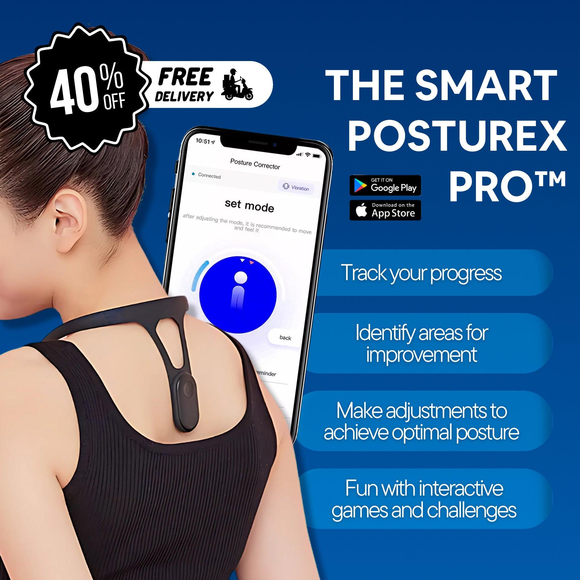 PostureSense™ Smart Posture Corrector Device – Adjustable Back Support & Alignment Trainer