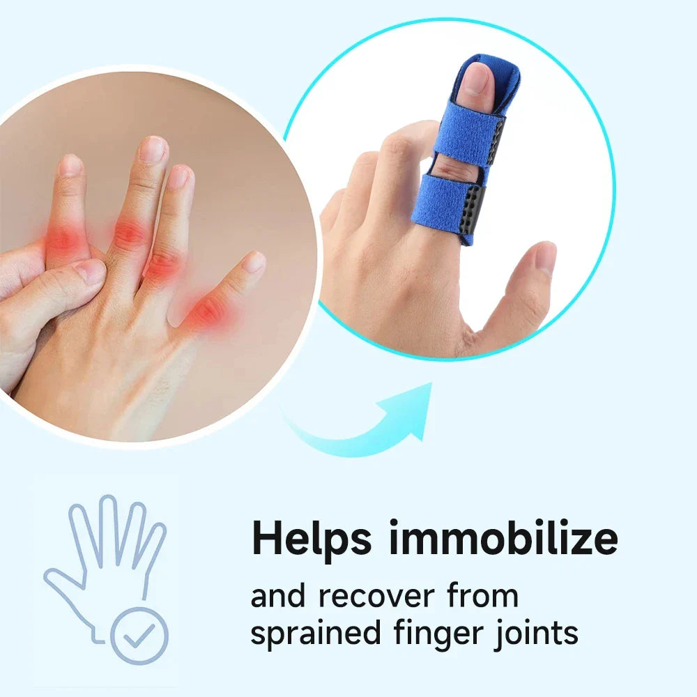 FlexiJoint™ Aluminum Finger Splint – Adjustable Joint Support & Pain Relief
