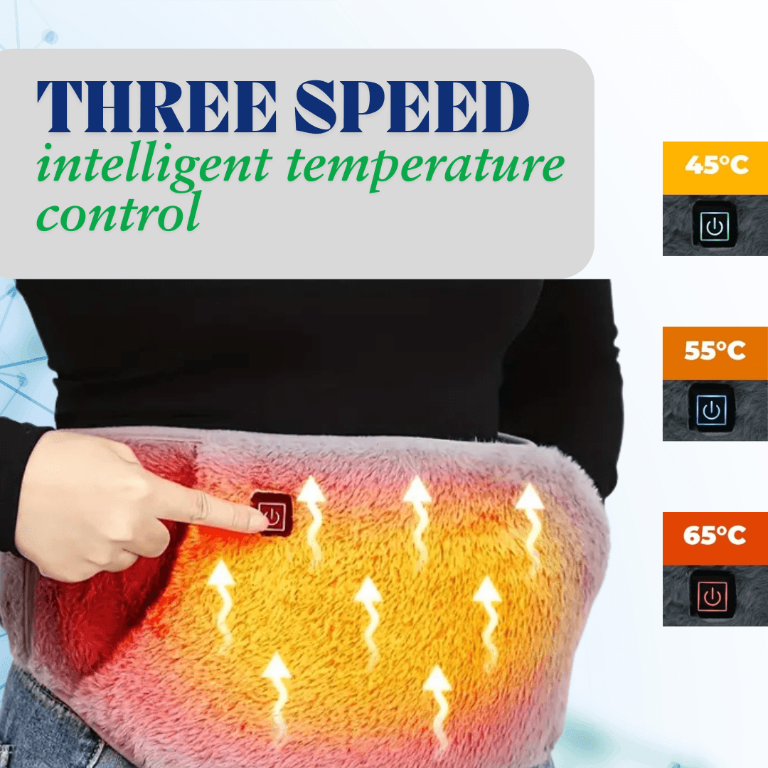 WarmEase™ Menstrual Heating Pad – Plush Comfort & Soothing Support for Cramps Relief